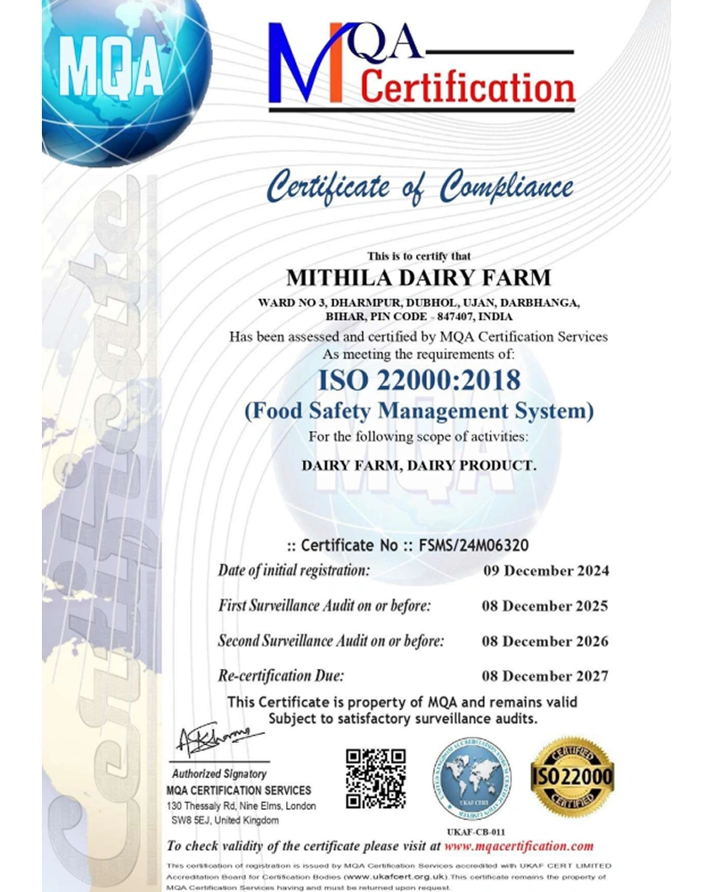 ISO Certificate